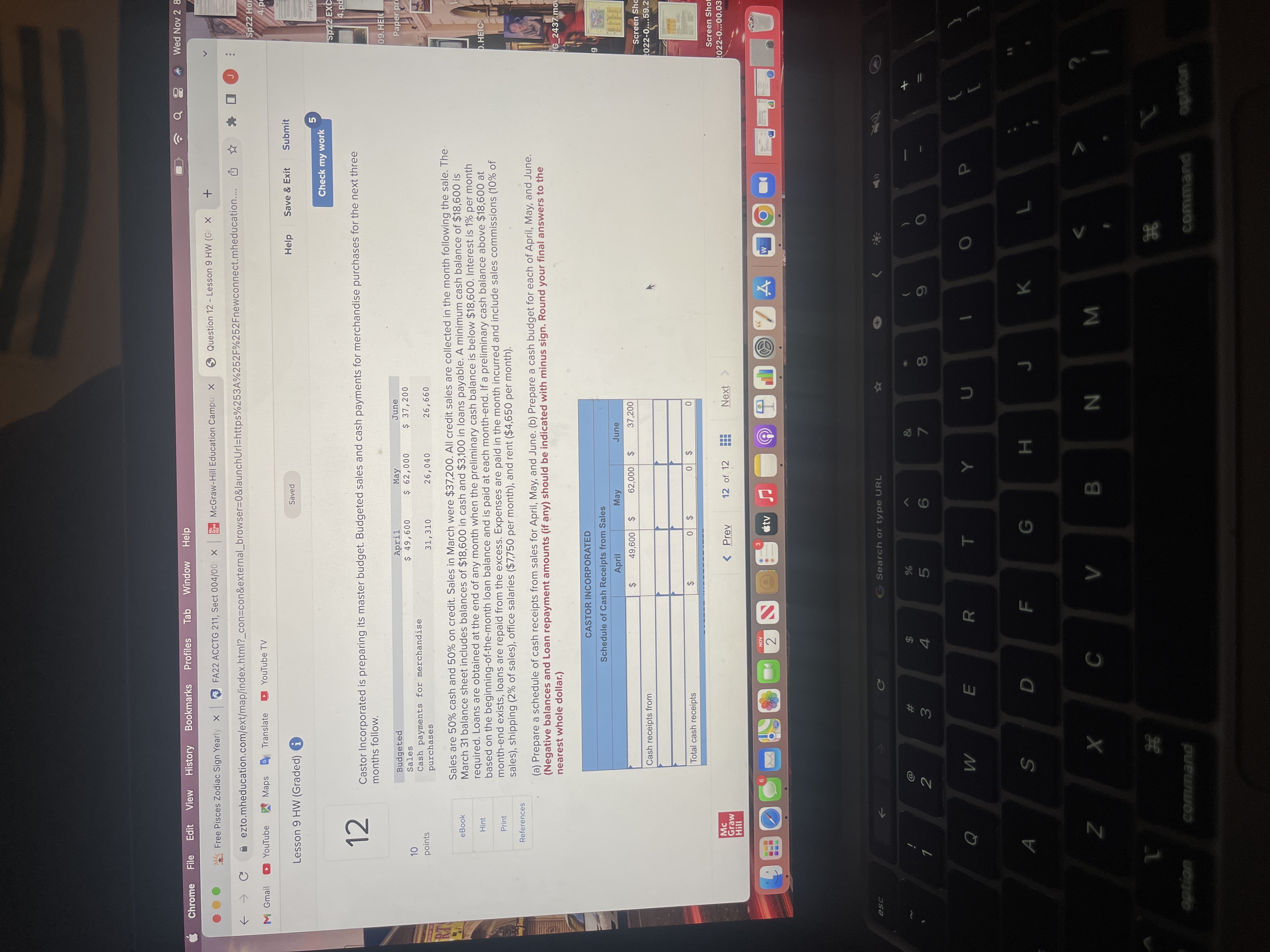  Chrome File Edit View History Bookmarks Profiles Tab Window Help 0