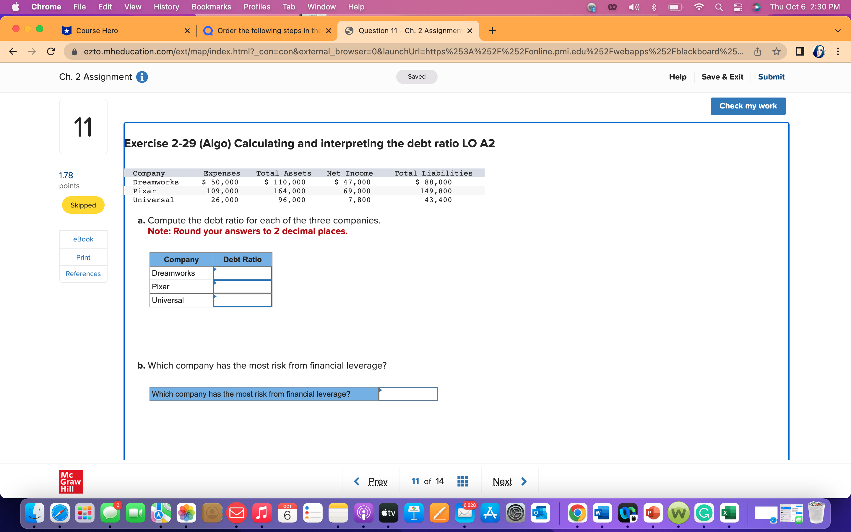 Chrome File Edit View History Bookmarks Profiles Tab Window Help Q