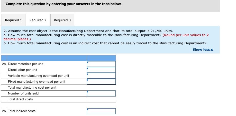 materials $ 7 . Hi] Direct labor 5 4 . Hi3 Variable