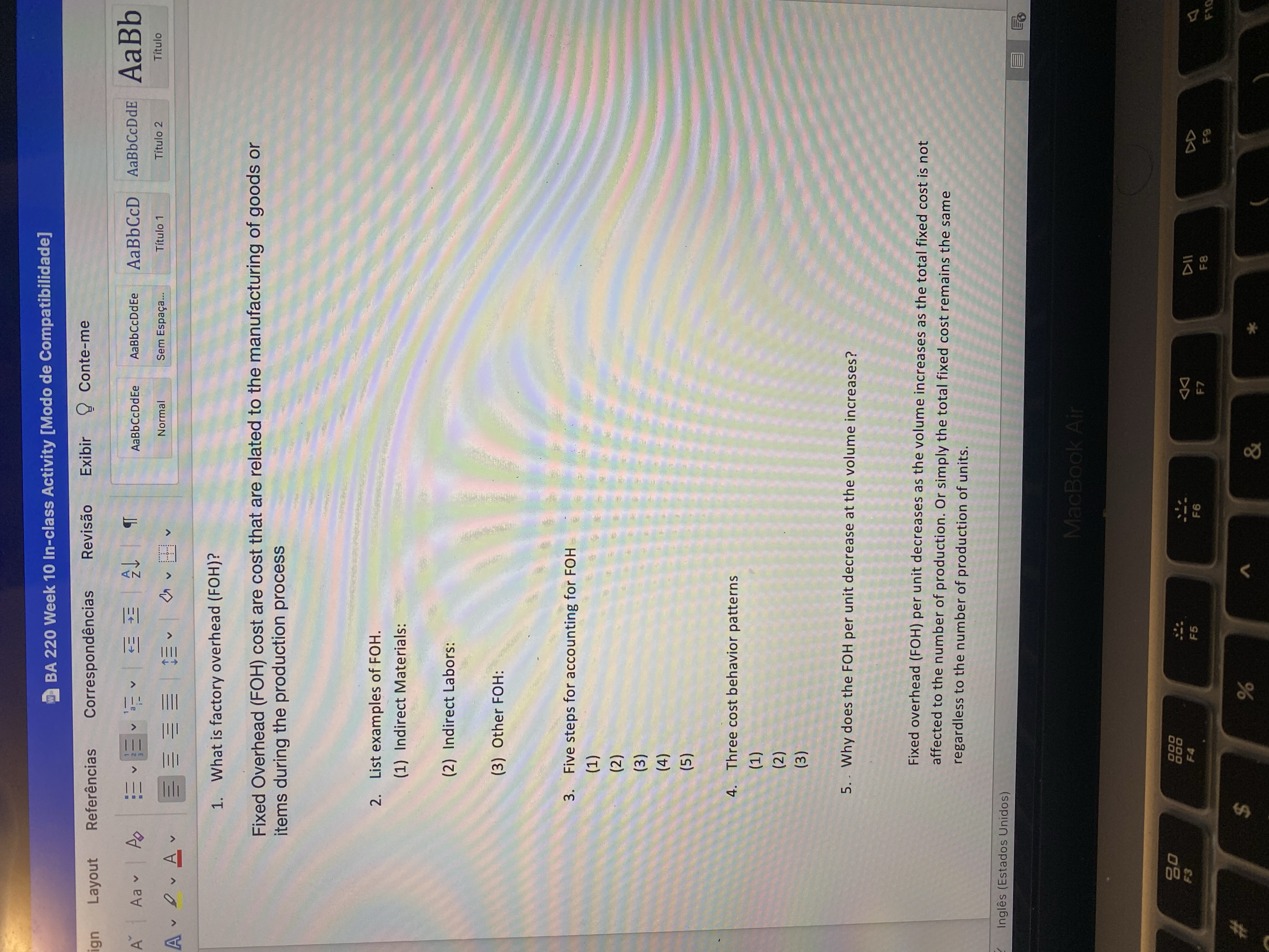 Layout Referencias Correspondencias Revisao Exibir Conte-me A A Aav AaBbCcDdEe AaBbCcDdEe AaBbCcD