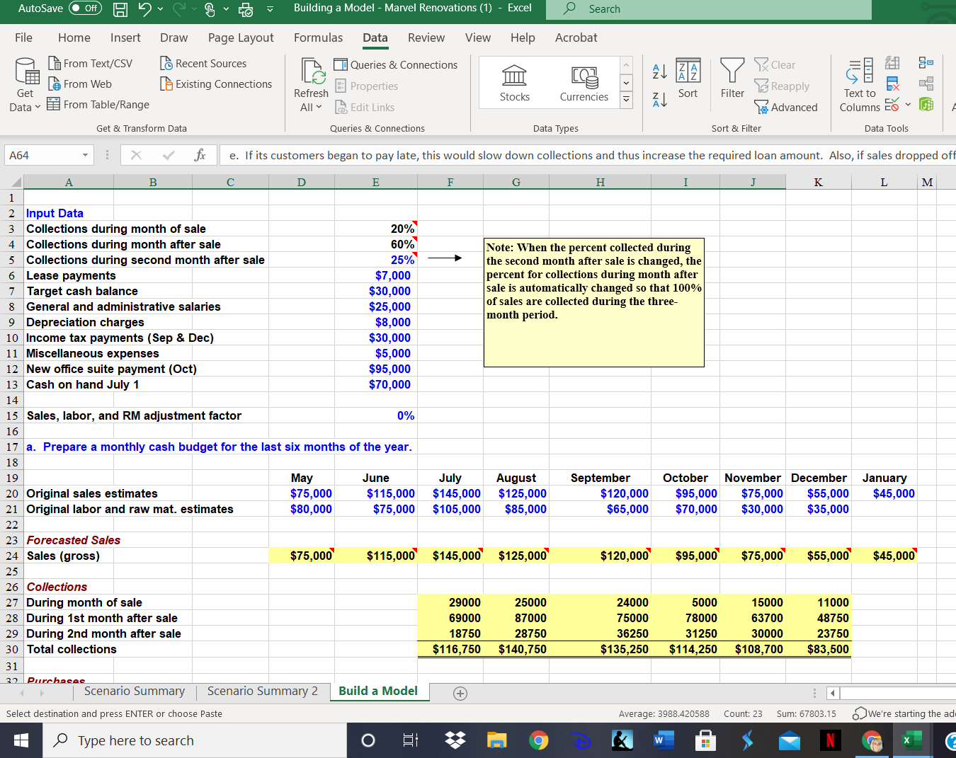  AutoSave (C off) H Building a Model - Marvel Renovations (1)
