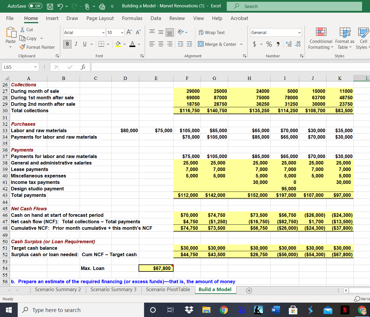 - Excel Search File Home Insert Draw Page Layout Formulas Data Review