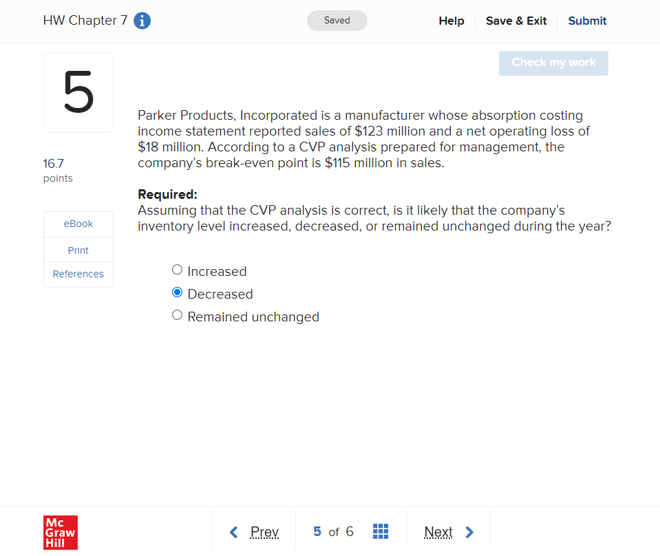  HW Chapter 7 0 Saved Help Save 8: Exit Submit 5