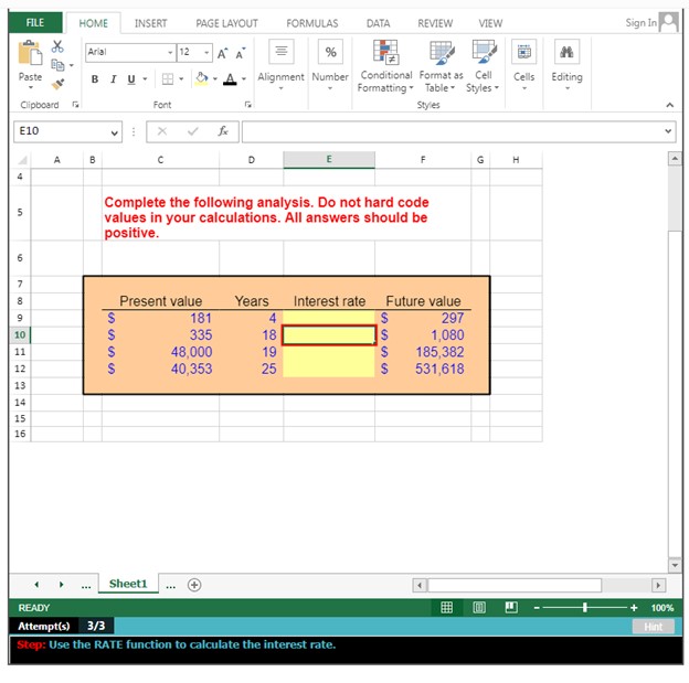 please,For example D8 / D9 FILE HOME INSERT PAGE LAYOUT FORMULAS DATA