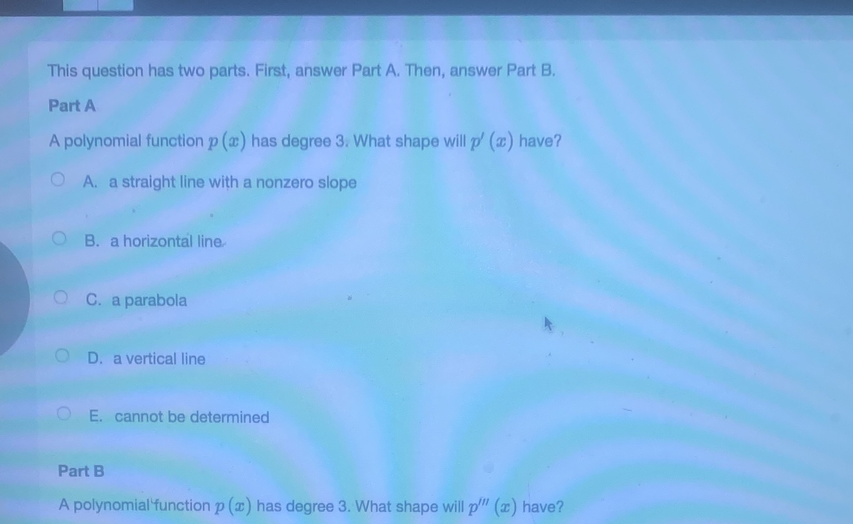  This question has two parts. First, answer Part A. Then, answer