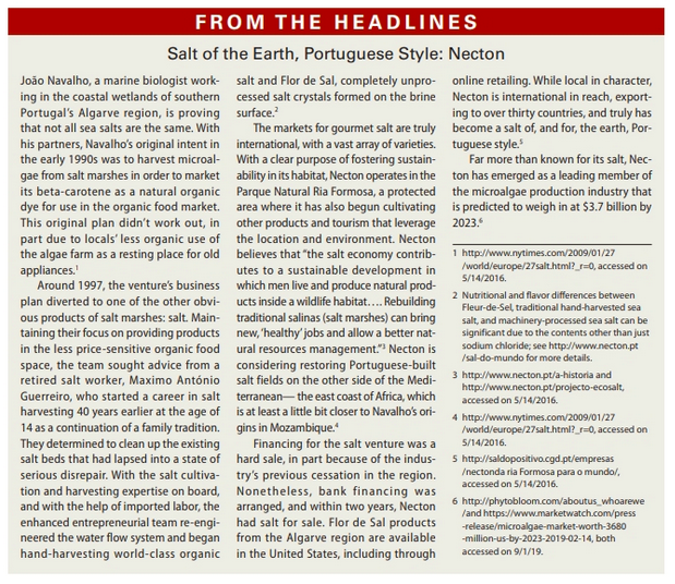 Module 8 Discussion 1. Read "From the Headlines - Necton:" in the
