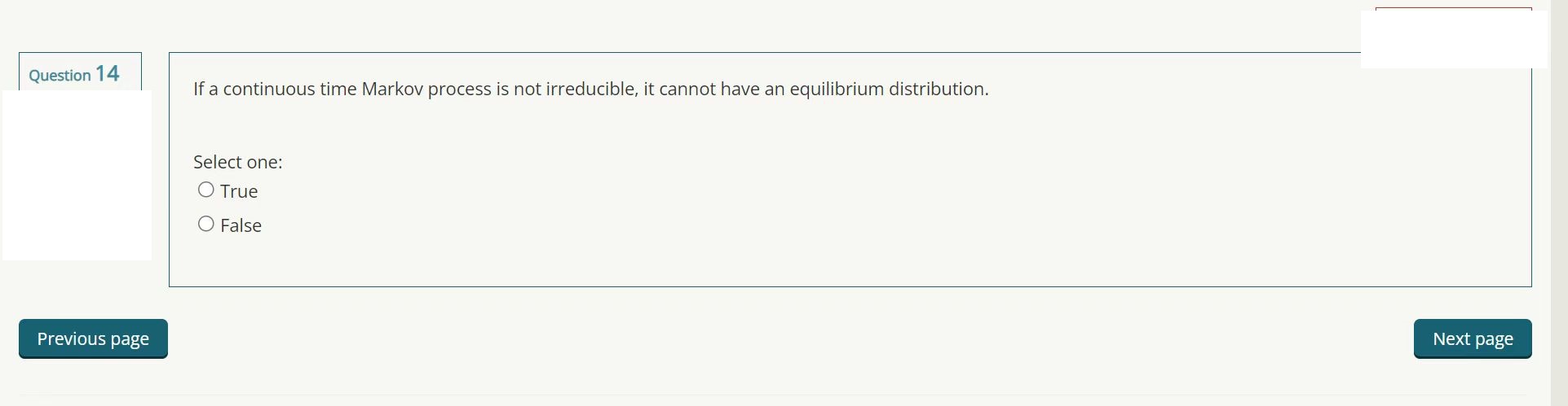 Markov processes with only positive recurrent states must have an equilibrium distribution.