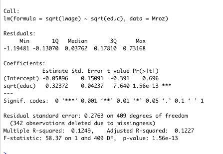 Here are the variable descriptions: 1. inle =1 if in labor force,