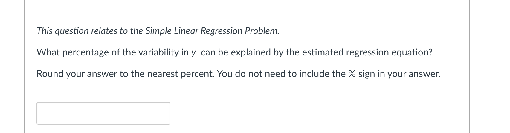 29 13 Compute the sum of squares due to error. Round your