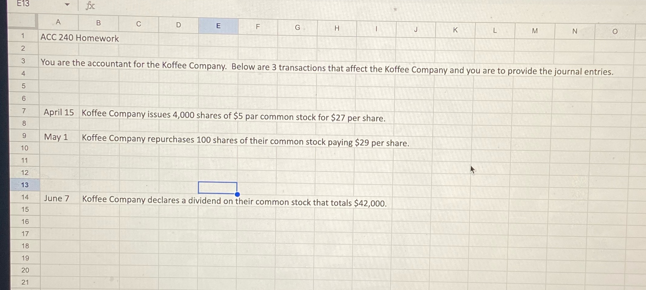 E13 FX A B C D E F 1 G ACC