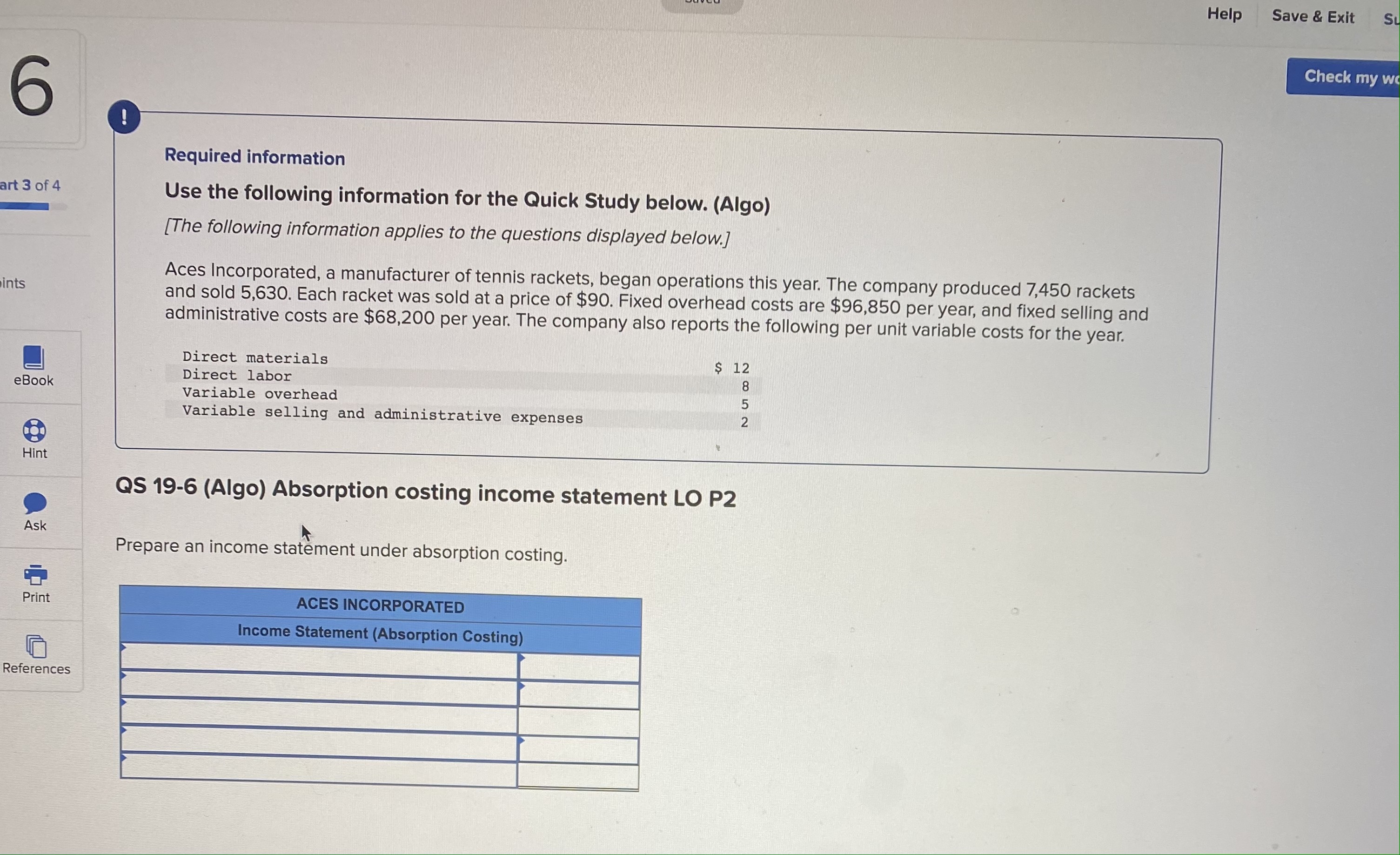 method LO P1 [The following information applies to the questions displayed below.]