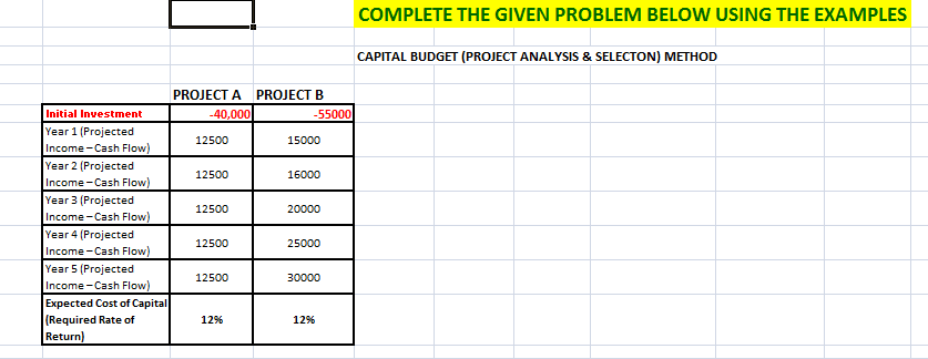 EXAMPLEI am unable to understand the examples given to complete the given