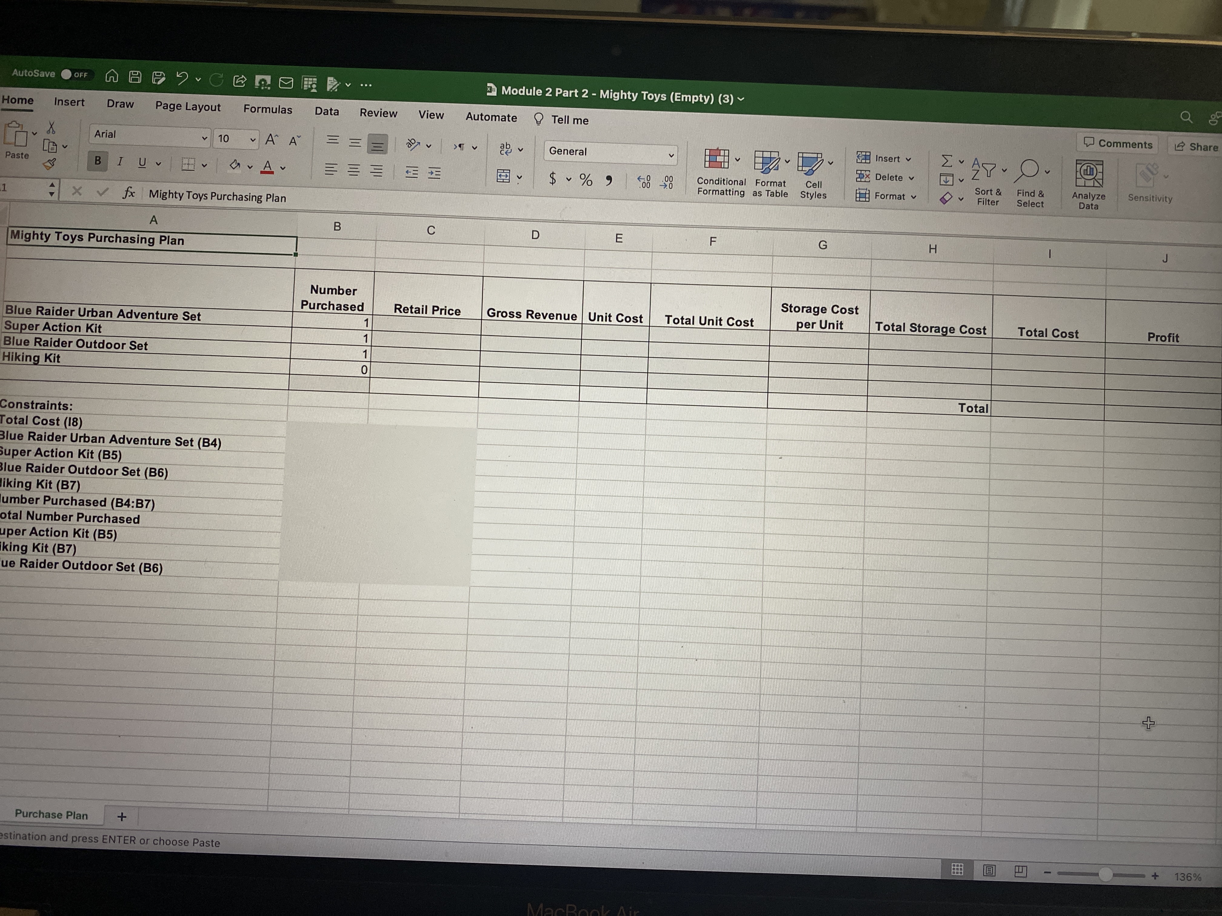 restart. 1. Open the workbook named Mighty.xIsx and save it as MightyToys(your
