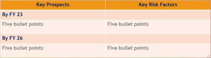 Draw a 2 year Ahead Scenario _ Prospects & Risk FactorDraw a