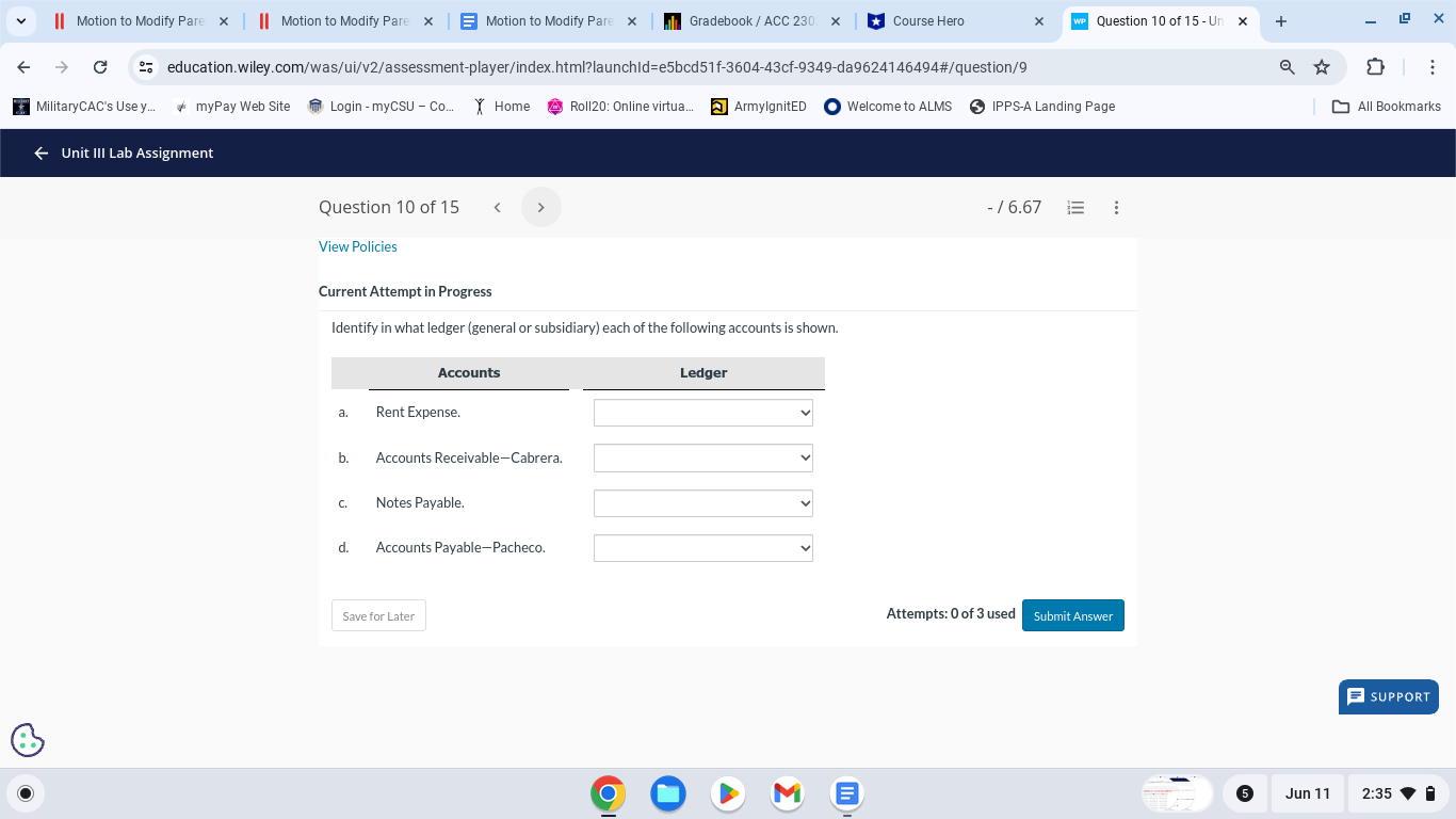 | Motion to Modify Pare x | || Motion to Modify