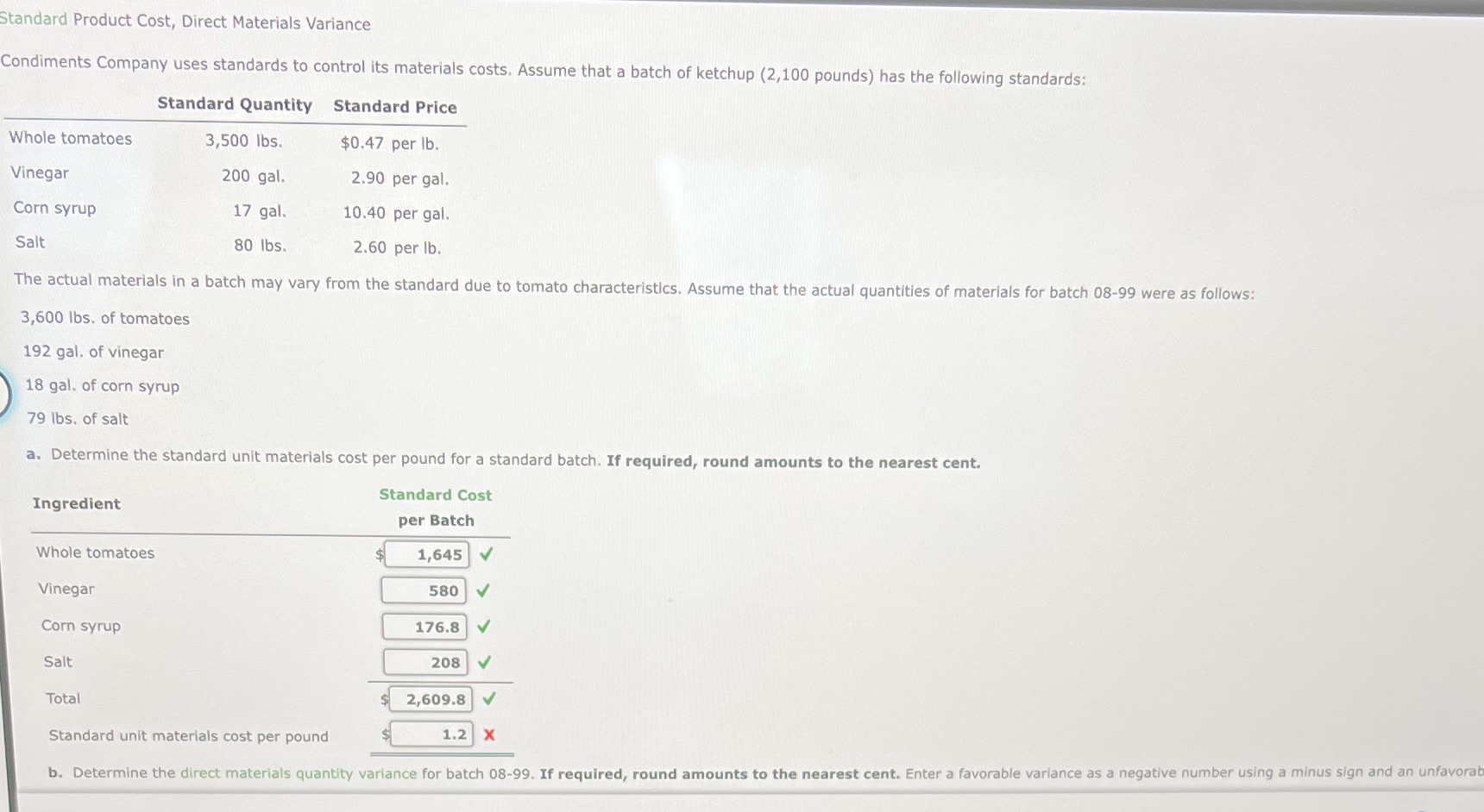 Question B. Is not fully pictured but still needs to be answered.