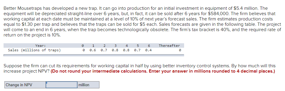 the company goes into production of its new product. The obsolete equipment,
