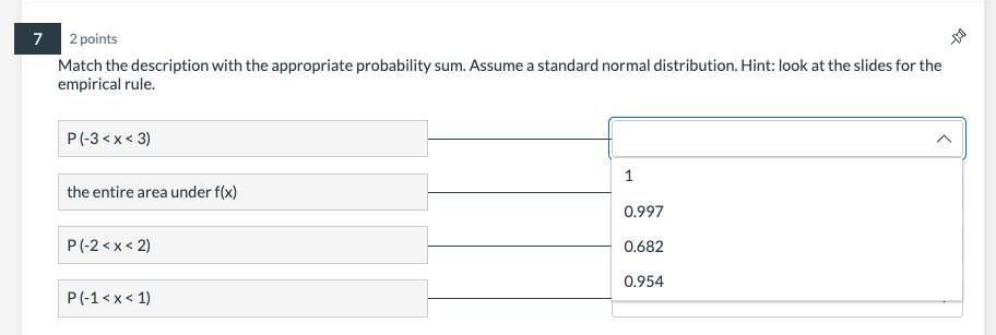 of SDs from the mean the size of one standard deviation the
