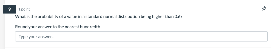 a standard normal distribution. What is the z-score associated with this value?