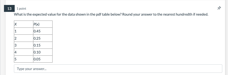 mean? Round your answer to the nearest hundredth. Type your answer... 1