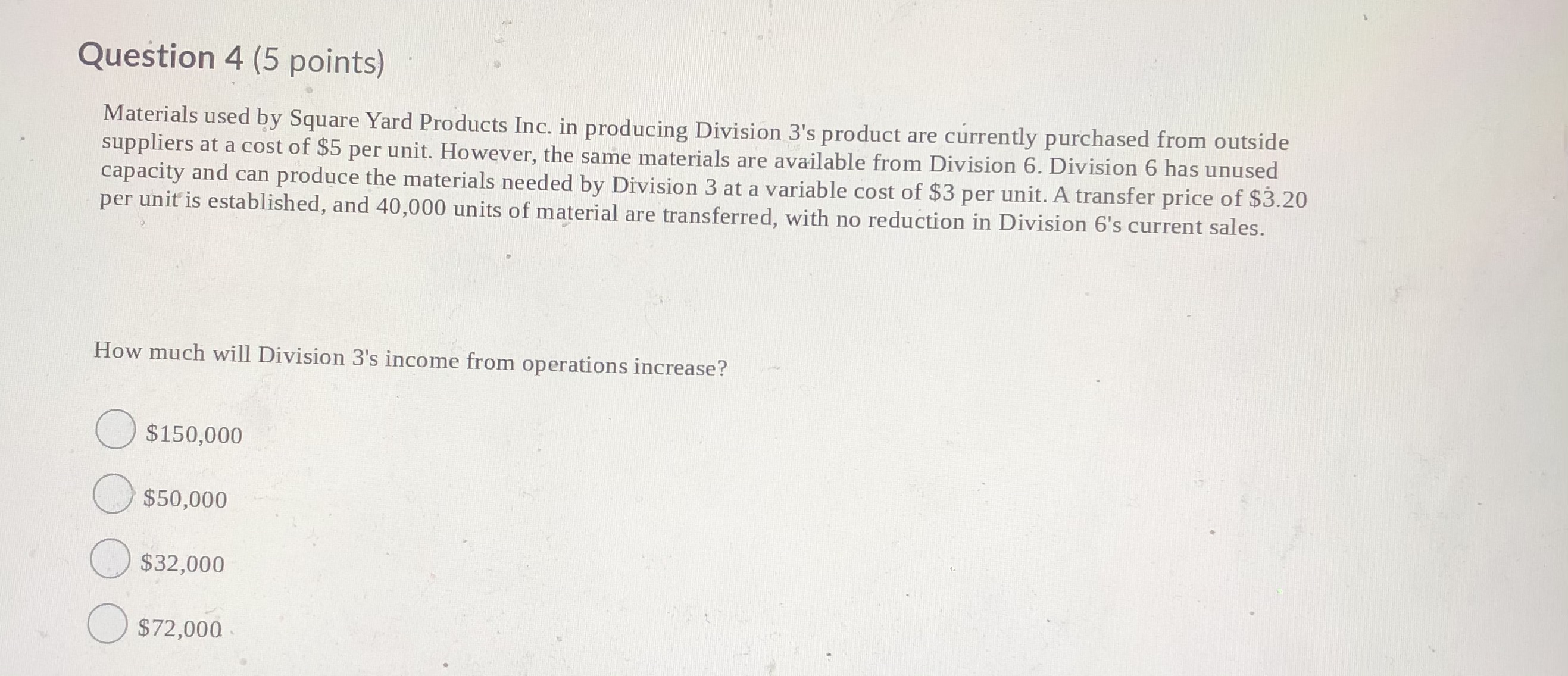 information O only nonfinancial information O both financial and nonfinancial information O