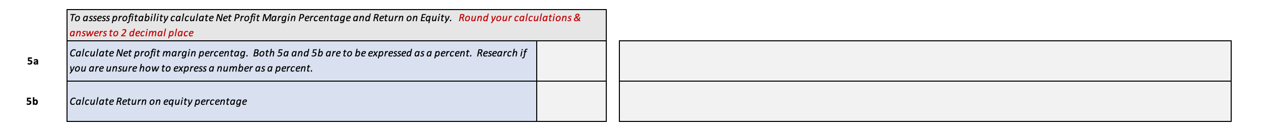 Income Statement ( dollars in millions) For Year Ended December 31 Ending
