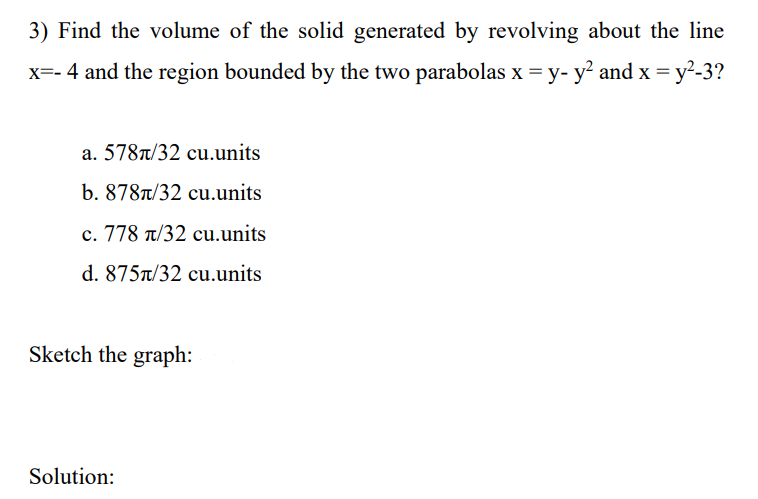 answer and also the complete solution. Please, i need a clear and