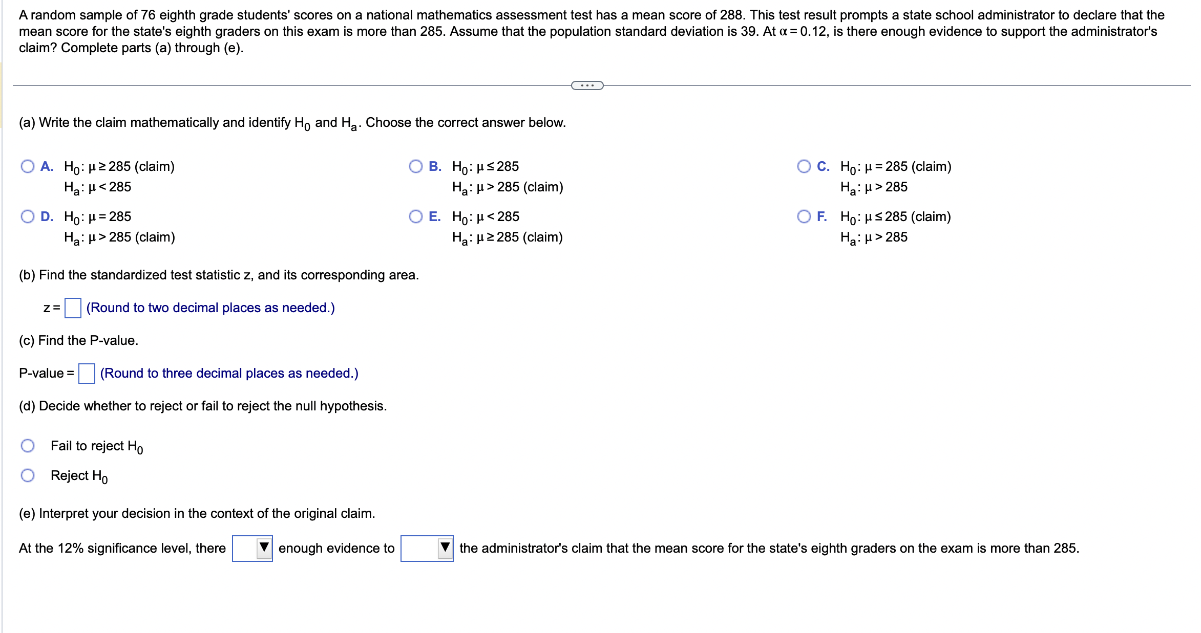 hi can you help me solve this question? A random sample of
