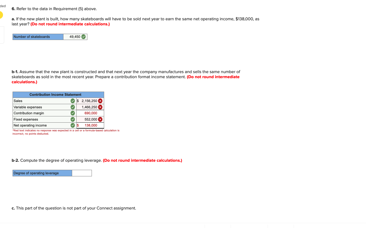 the questions that are incorrect and last question that is not answer.Thank