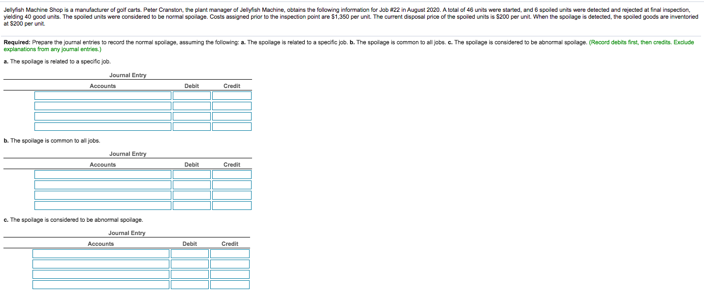 How do you prepare the journal entry to find out if the