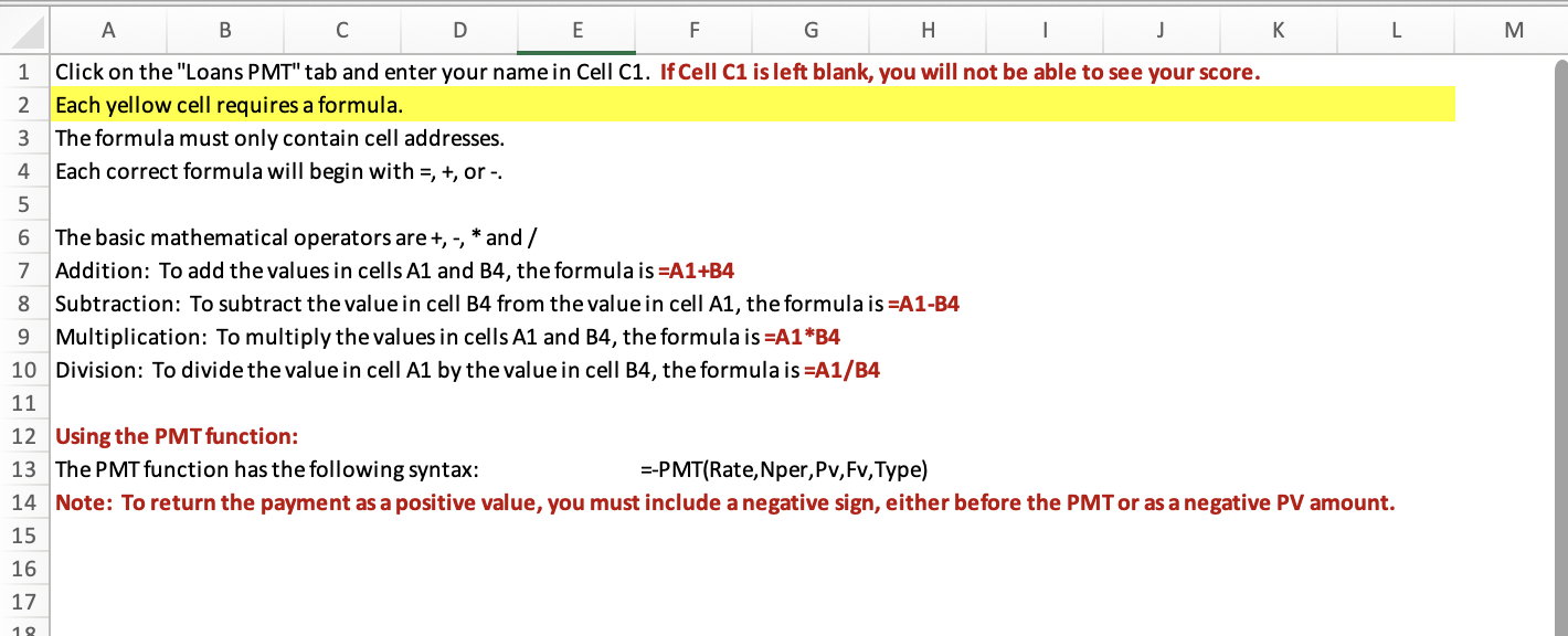  A B C D E F G H K L M