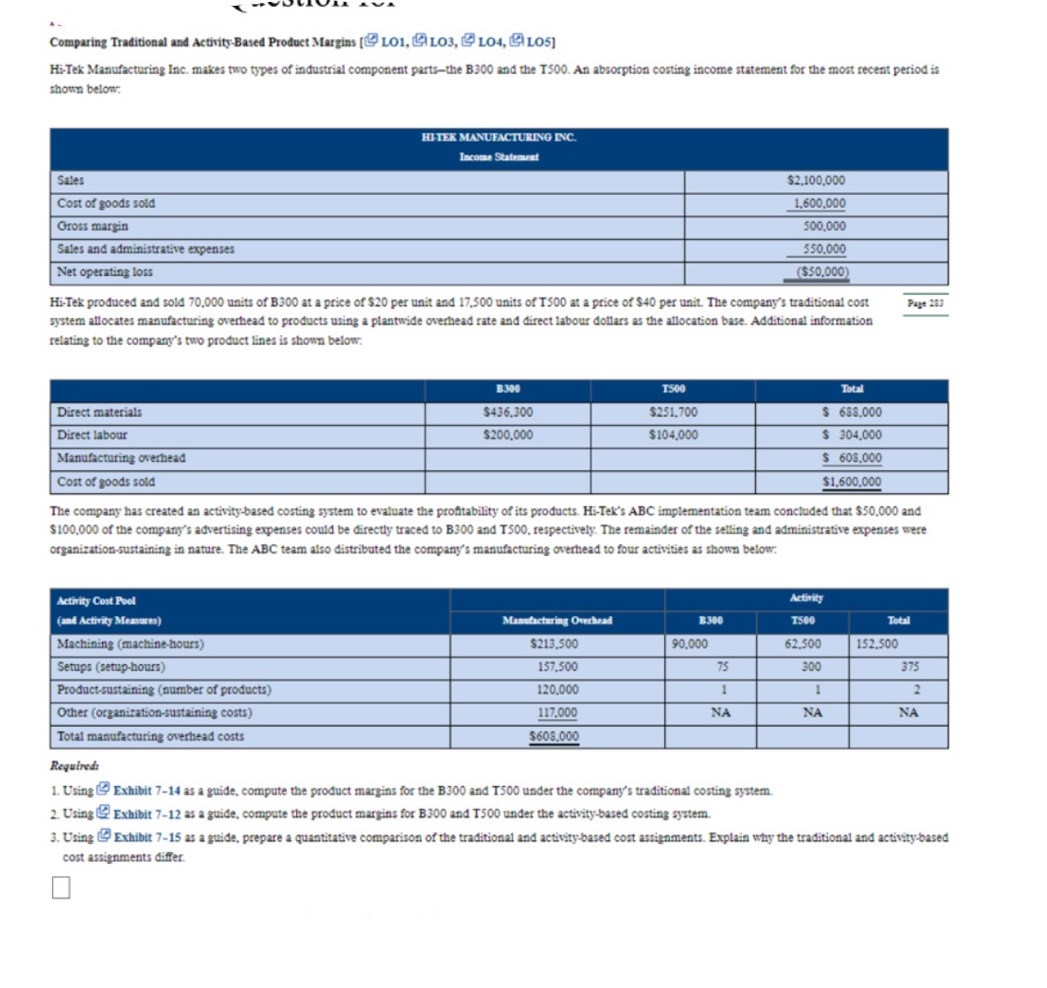 Ms excel or clean hand written will be helpful pls Comparing Traditional