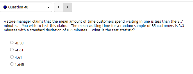 causes the interval to be bigger. O It has no effect on