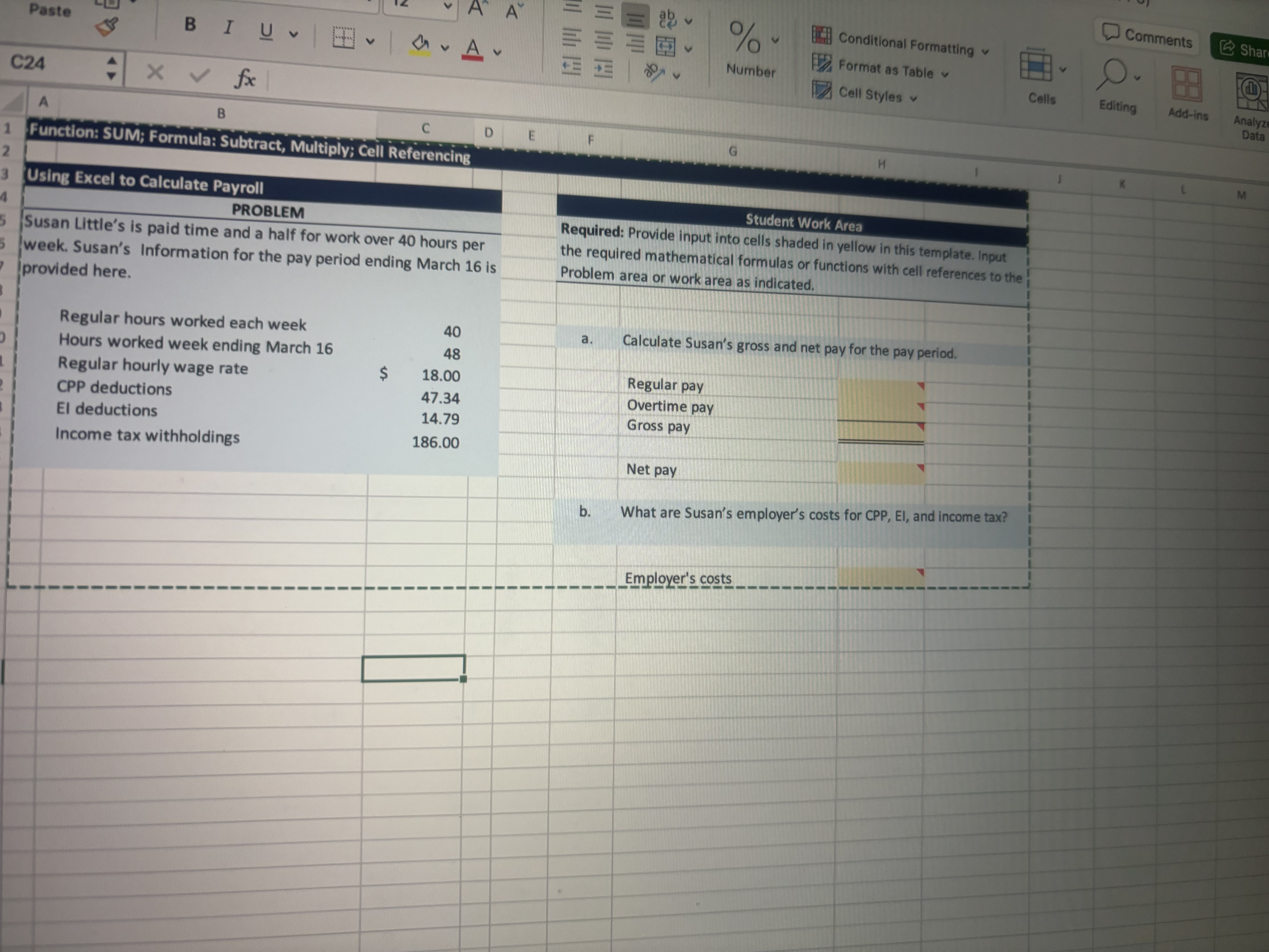  Comments A A ab v Sha Conditional Formatting Paste B I