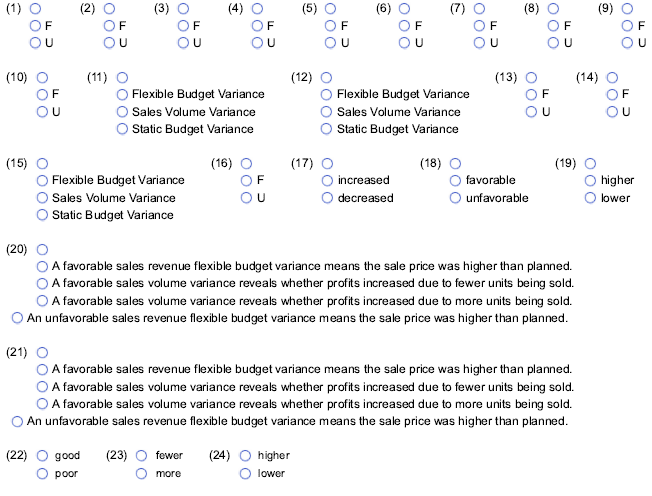 of 9,000 units. The company sold 11,000 units during July. Its flexible