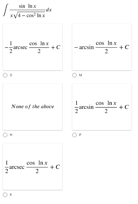 the above 2x/x+ 2x + C OP OM 2\\x+ 2x + C