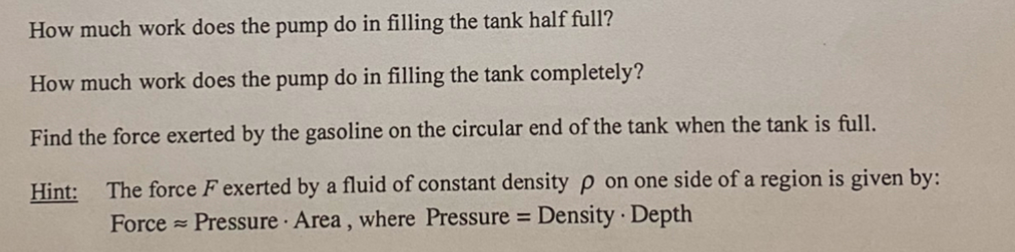 above ground gasoline storage tank 10 feet long and 6 feet in