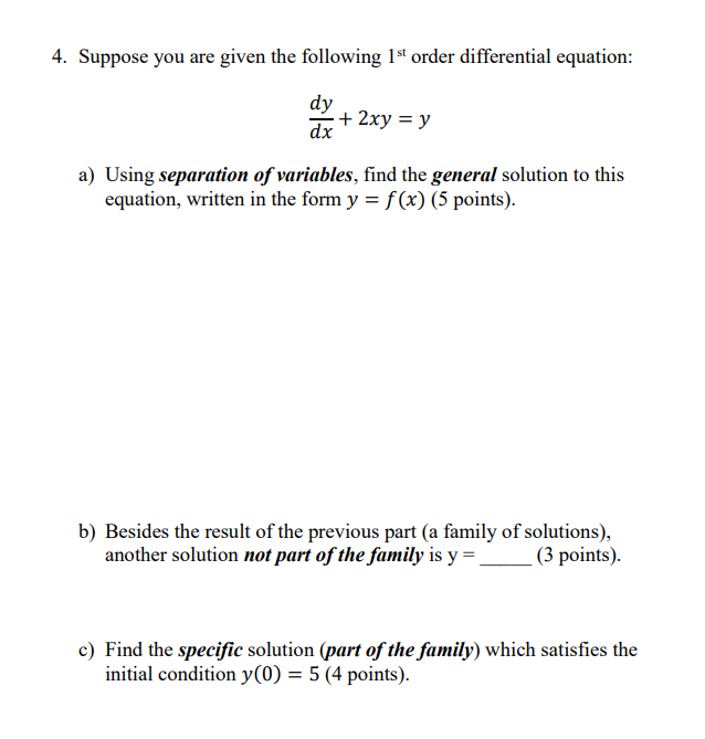 1st order differential equation, Euler's method will provide an overestimate when the