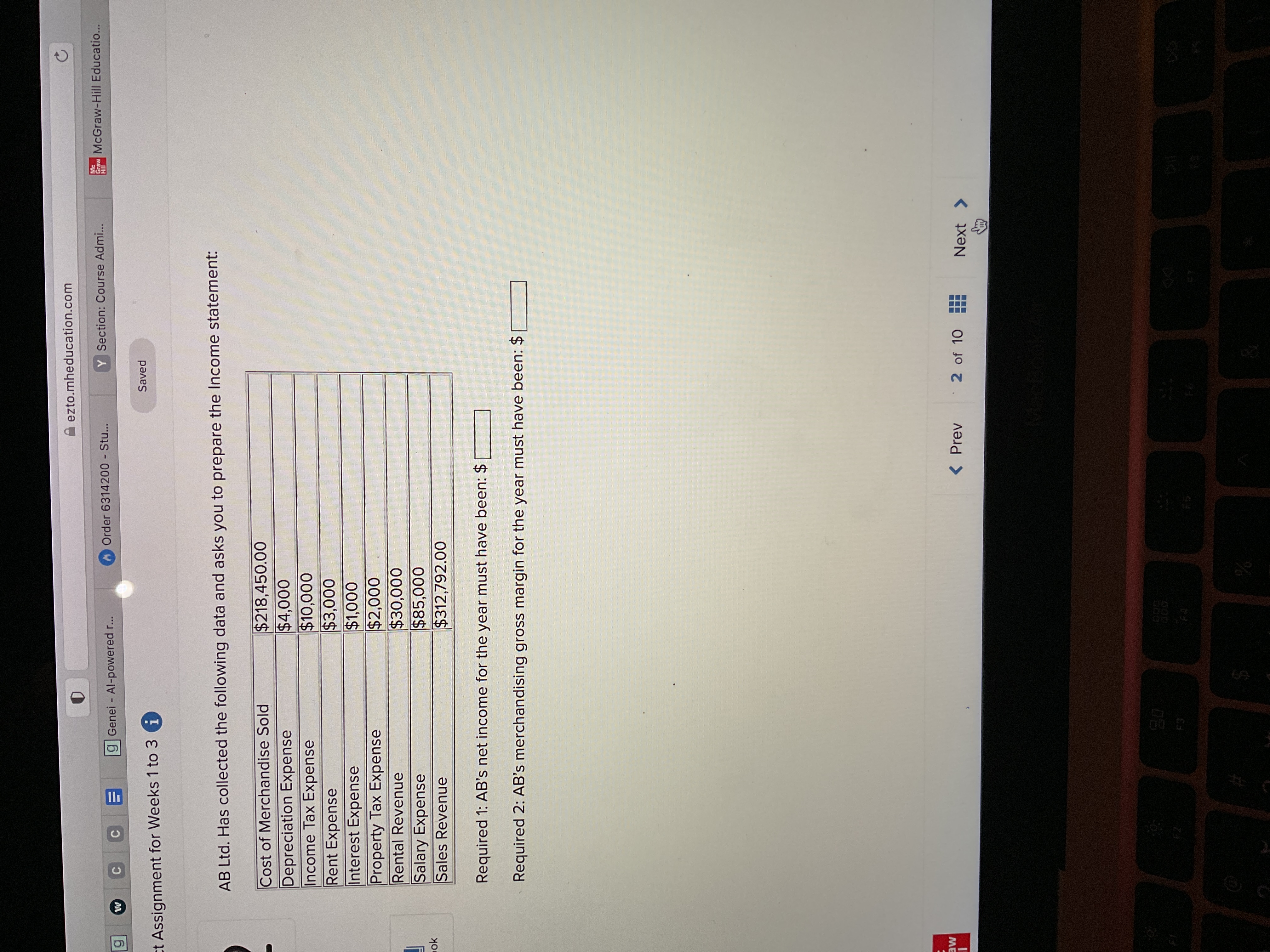  A ezto.mheducation.com W C C E 9 Genei - Al-powered r...