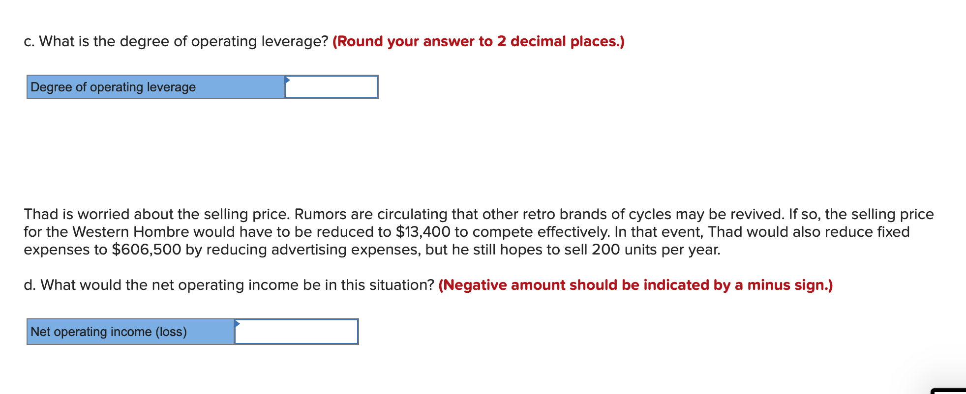sales 50,000 units Print Selling price per unit per unit References Variable