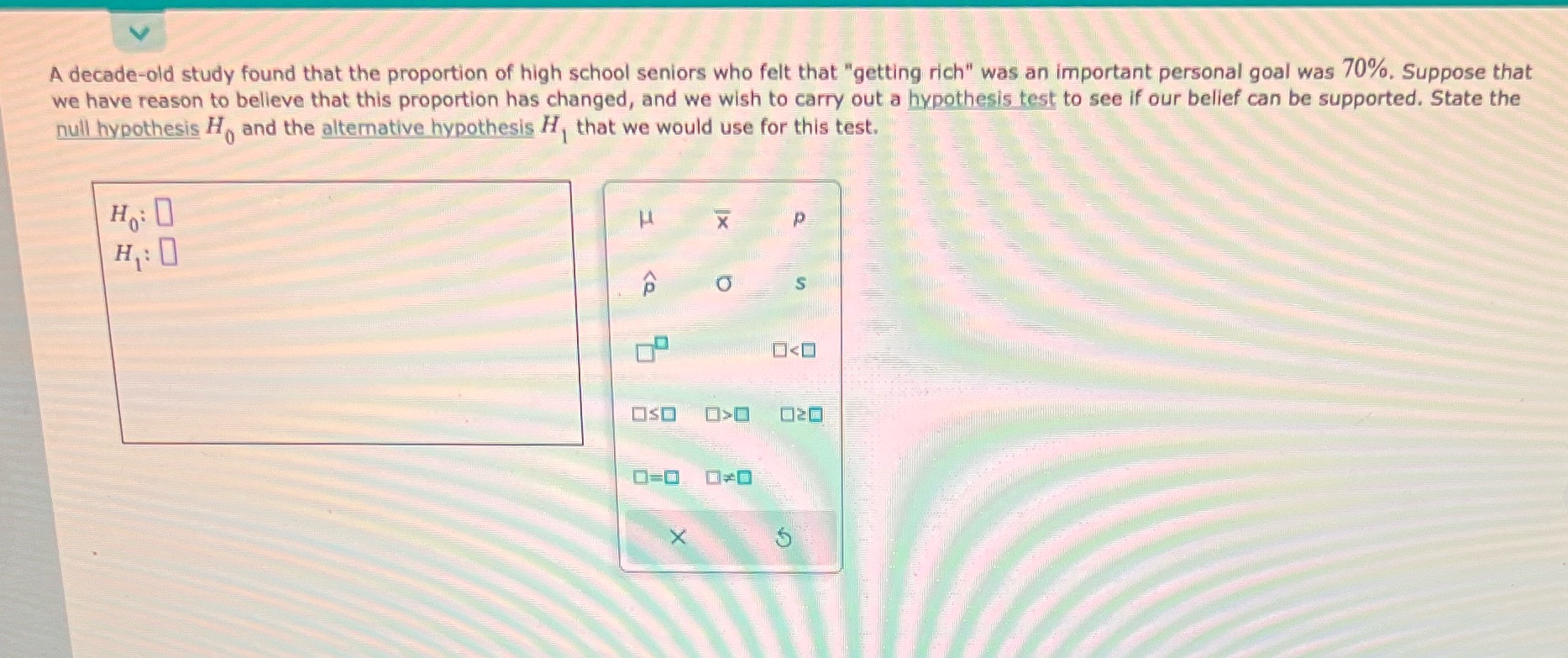  A decade-old study found that the proportion of high school seniors