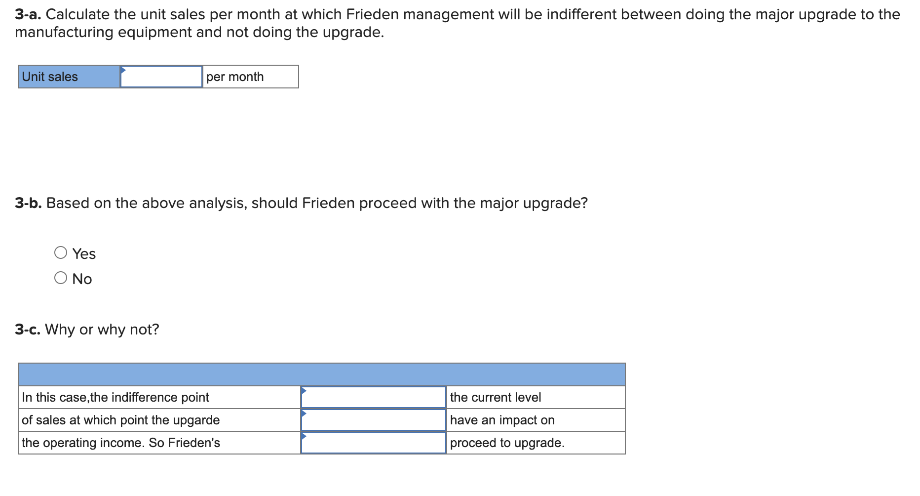 statement for last month is shown below: Sales (40,000 units) $1,200,000 Variable