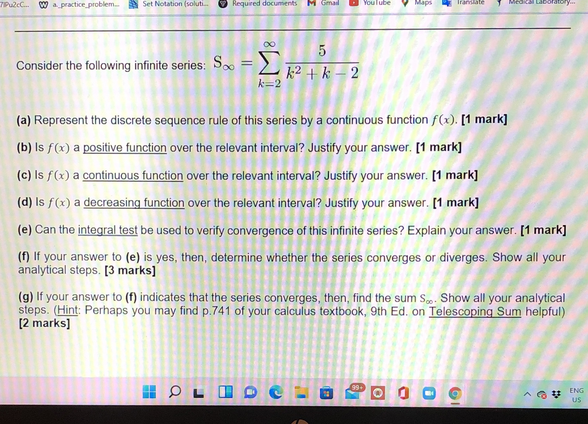  71Pu2cC... W a._practice_problem. Set Notation (soluti... Required documents M Gmail You