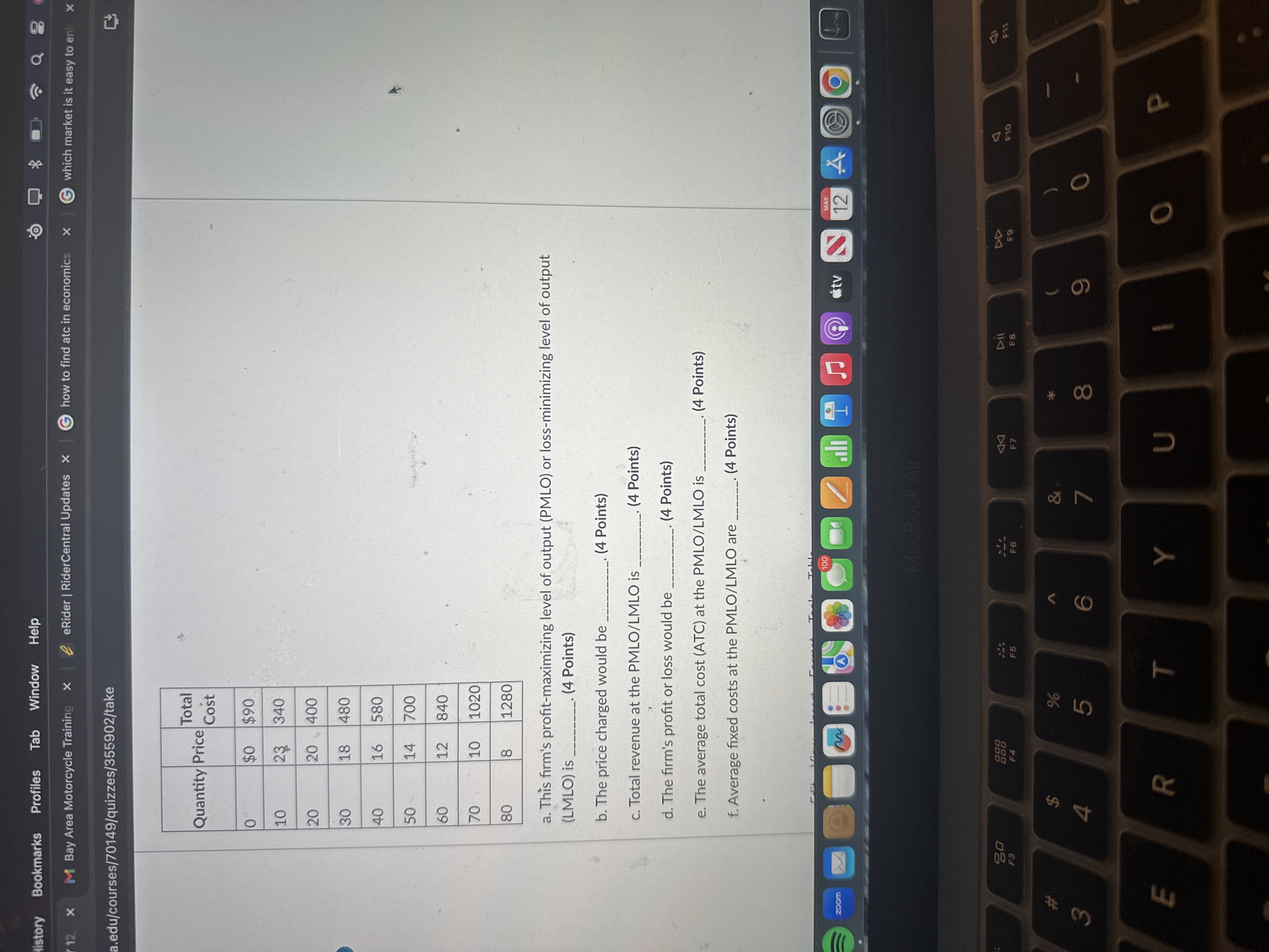  History Bookmarks Profiles Tab Window Help O 12, M Bay Area