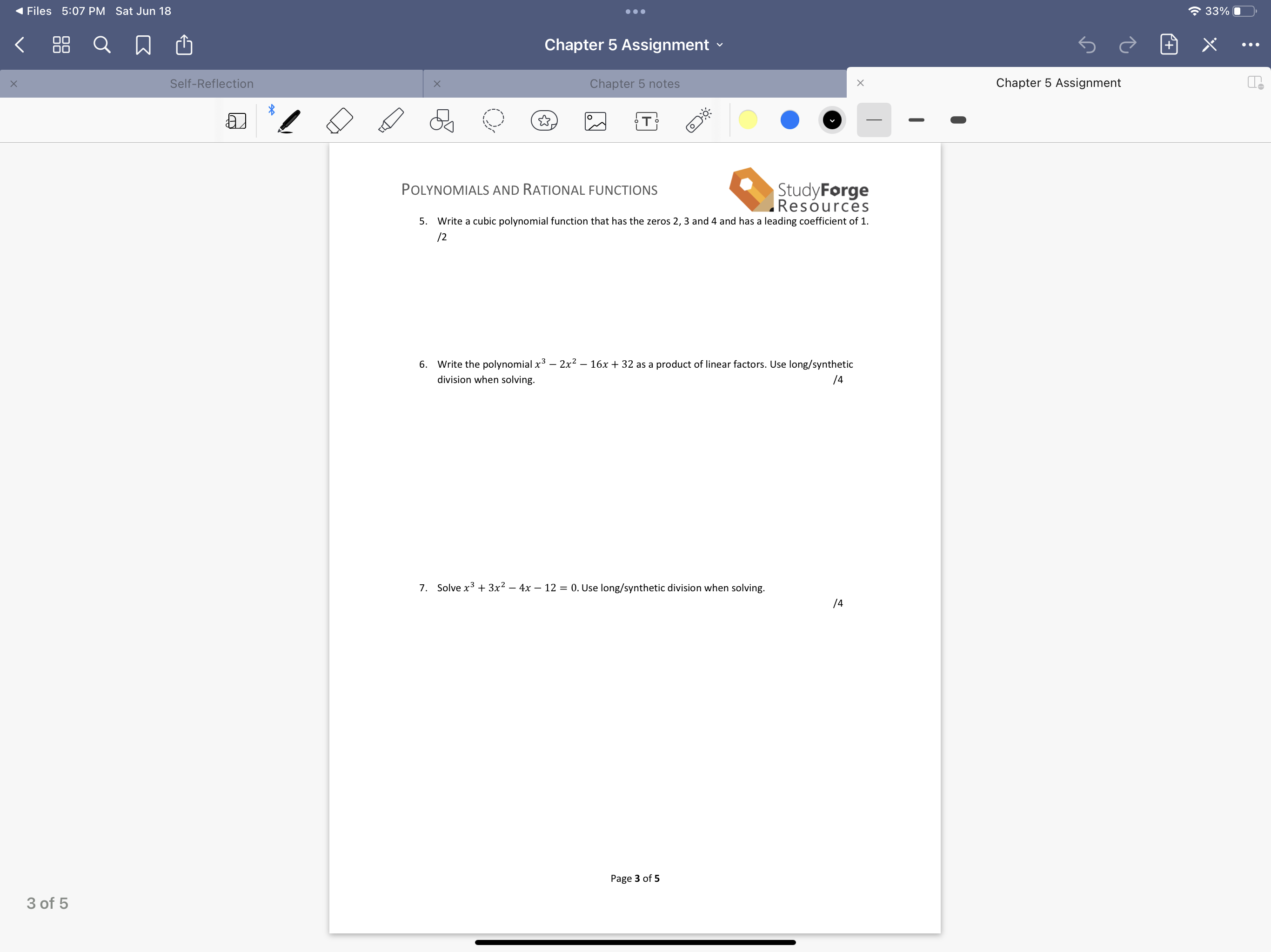according to the following rubric. Some questions may be marked out of