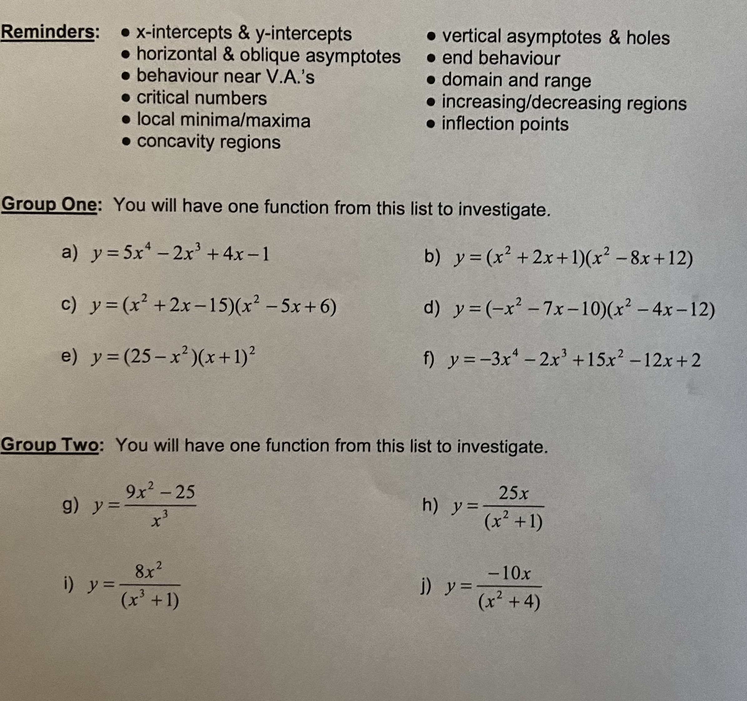Please write algebraic solutions to these equations, solving for the remeinders. Please