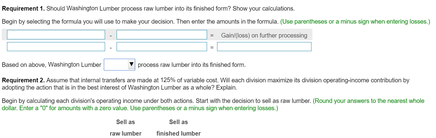 125% of variable cost. Will each division maximize its division operating-income contribution