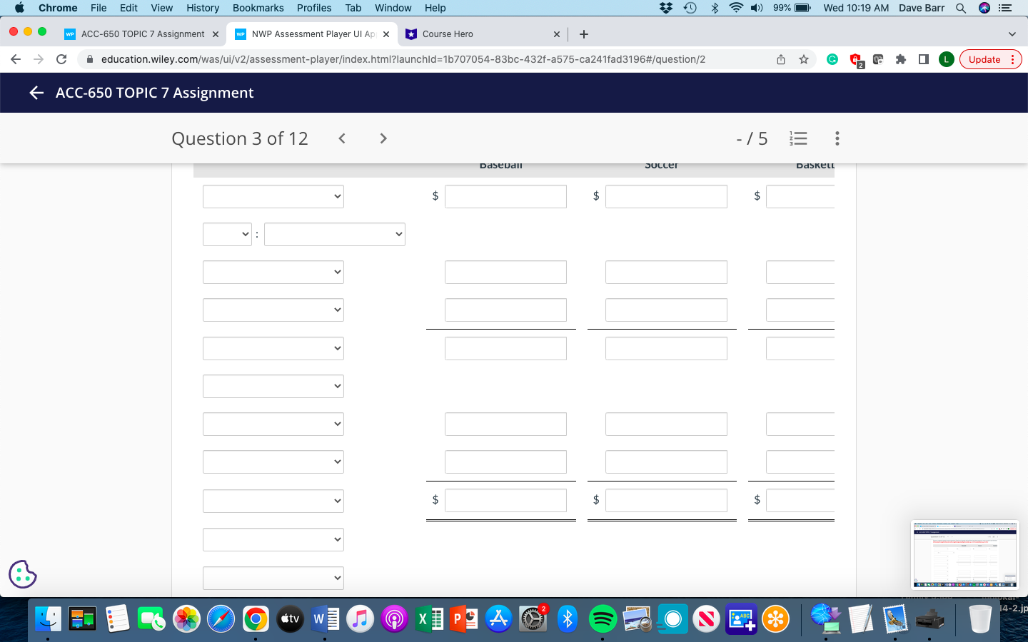 TOPIC 7 Assignment x WP NWP Assessment Player UI Ap| X *Course