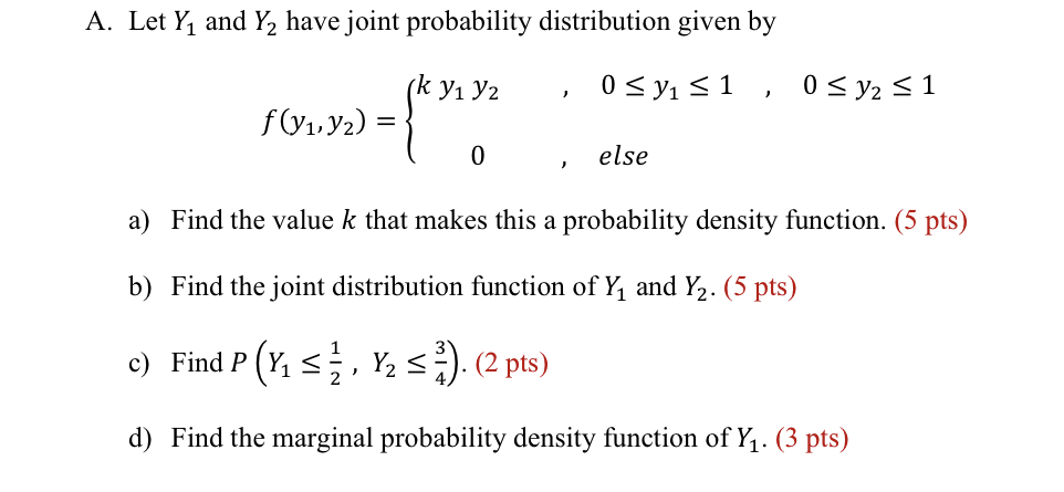Introduction to Probability and Statistics for Engineers A. Let Y, and Yz