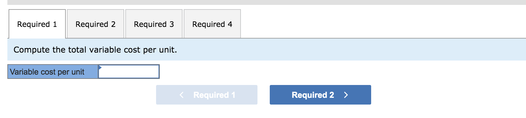 the income from operations for sales volume of 16,000 units.(4)Compute the income